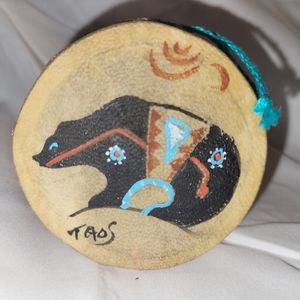 New Mexico drum Christmas ornament